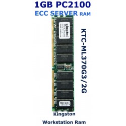 KINGSTON 1GB DDR PC2100 ECC Registered SERVER Memory Ram  KTC-ML370G3/2G