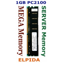 ELPIDA 1GB DDR PC2100R ECC Registered SERVER Memory Ram  