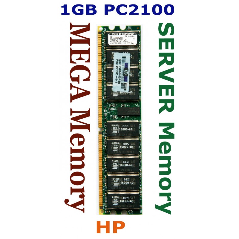 HP generic 1GB DDR PC2100R ECC Registered SERVER Memory Ram  