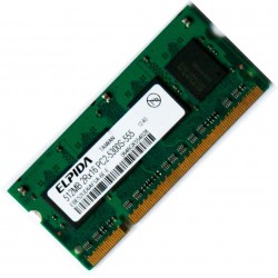 Elpida 512MB DDR2 PC2-5300s 667MHz Notebook / Netbook Memory