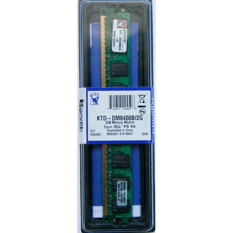New Kingston 2GB DDR2 PC2-5300 667MHz Desktop Memory Ram KTD-DM8400B/2G