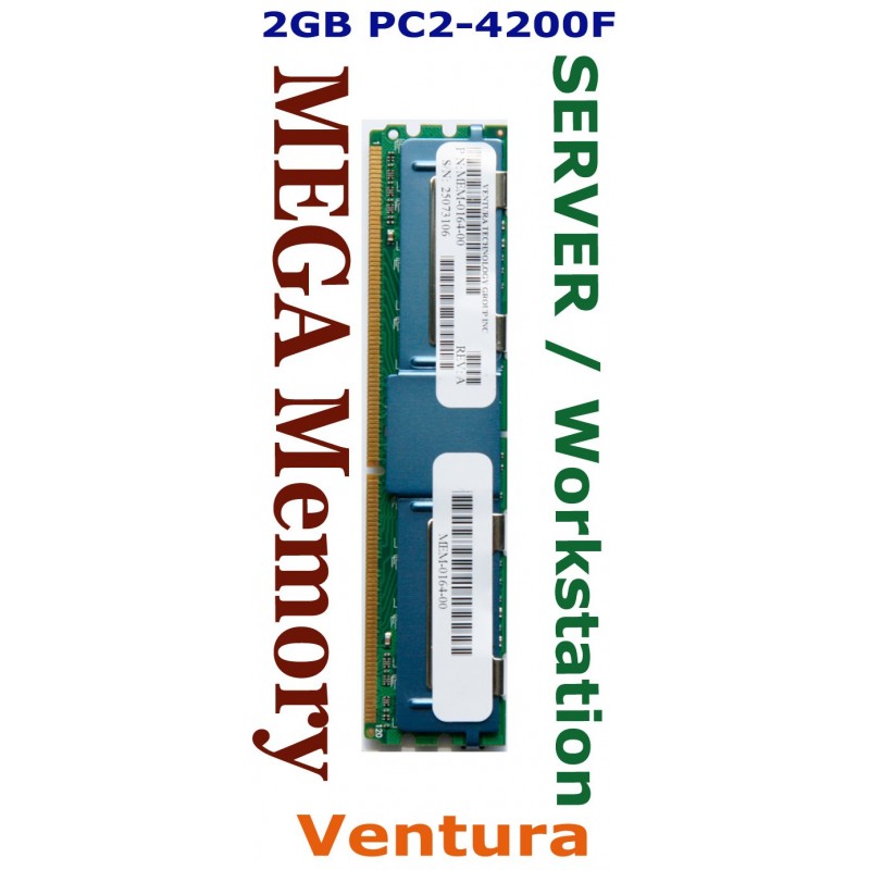 Ventura 2GB DDR2 PC2-4200F 533Mhz ECC Server / Workstation Memory