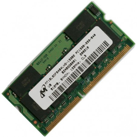 Module RAM Micron PC133 - 512 Mo ECC - 133 MHz - Pour Serveurs & Workstations