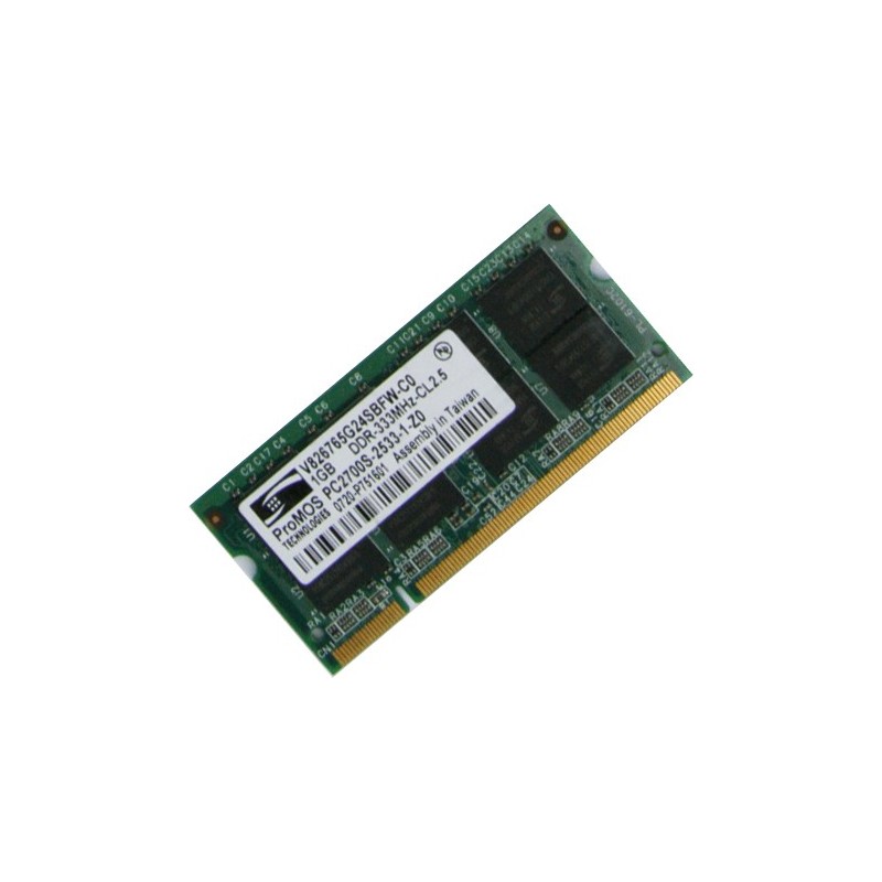 ProMOS 1GB PC2700 DDR 333mhz Laptop Memory