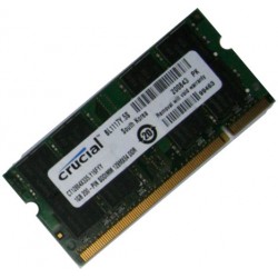 CRUCIAL 1GB PC2700 DDR 333mhz Laptop Memory