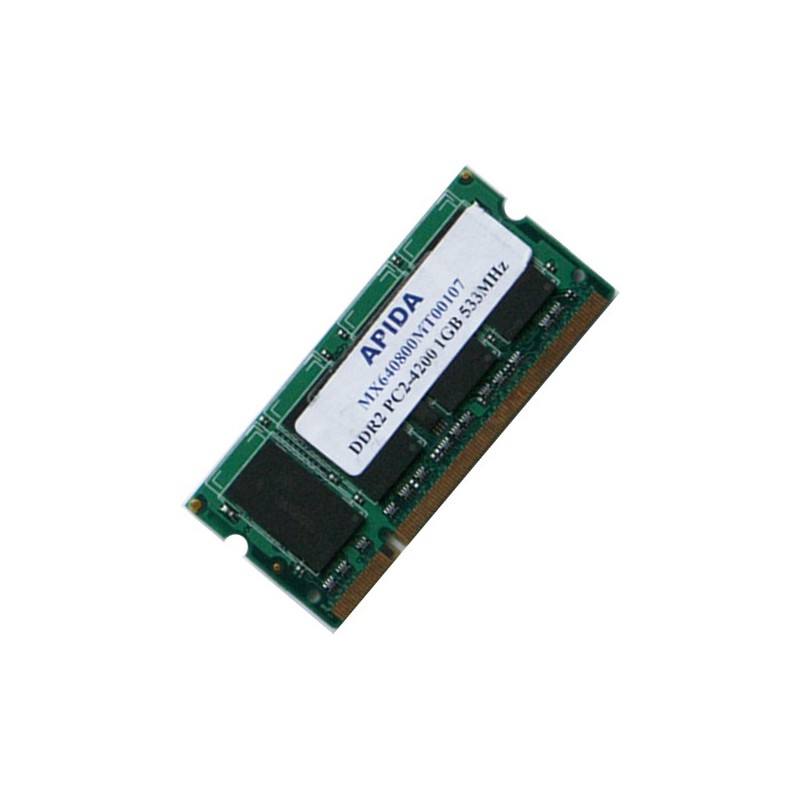 APIDA 1GB DDR2 PC2-4200 533MHz Notebook Memory