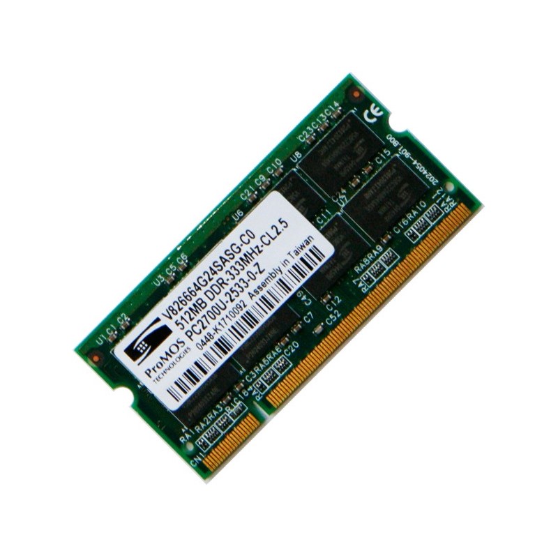 ProMOS 512MB PC2700 333mhz DDR Sodimm LAPTOP Memory