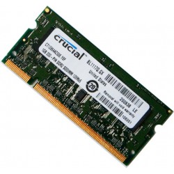 Crucial 1GB DDR2 PC2-4200 533MHz Notebook Memory
