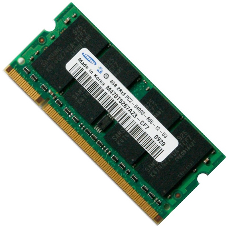 Samsung 4GB DDR2 PC2-6400 800MHz Notebook Memory