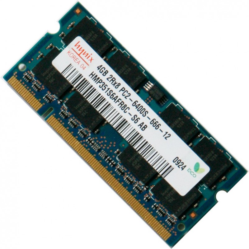 Hynix 4GB DDR2 PC2-6400 800MHz Notebook Memory