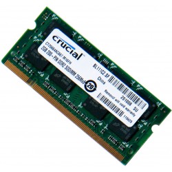 Crucial 2GB PC2-5300 DDR2 667MHz Laptop memory Ram CT25664AC667