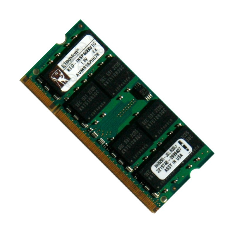 Kingston 1GB DDR2 PC2-3200 400MHz Notebook Memory KTD-INSP6000/1G