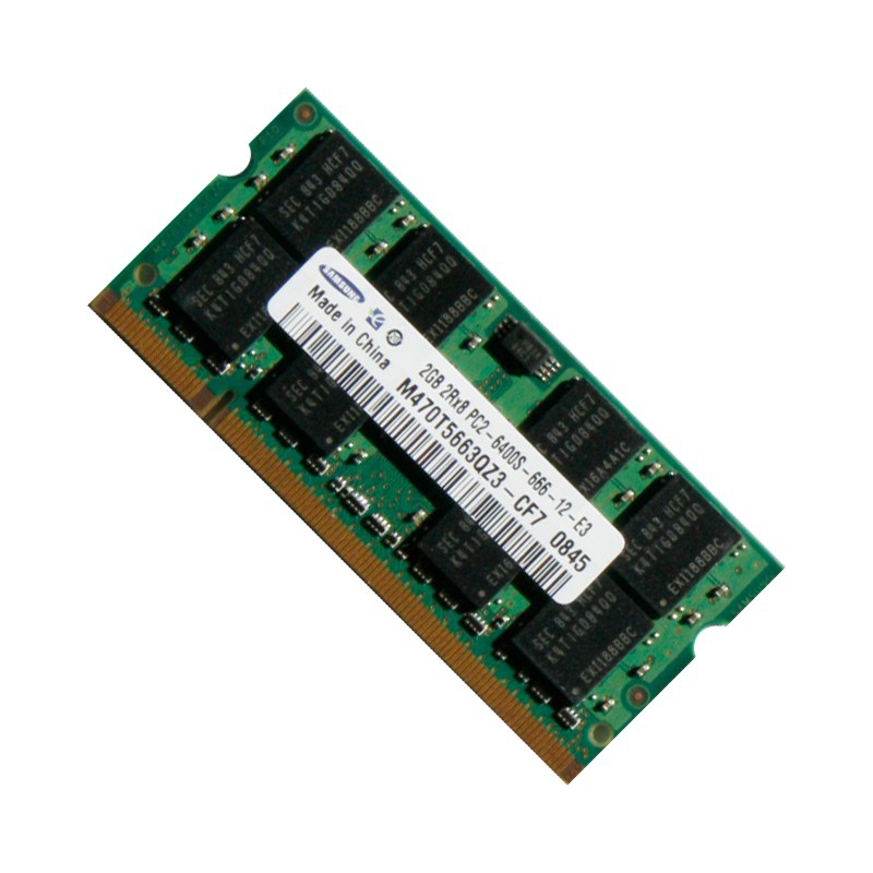 SAMSUNG 2GB DDR2 PC2-6400 800MHz Notebook Memory M25664G60