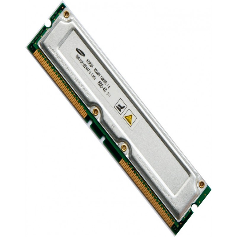 Samsung 128MB (1x 128MB) PC800 Rambus RDRAM memory 40ns