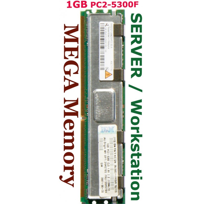 QIMONDA 1GB DDR2 PC2-5300F 667Mhz Server / Workstation Memory