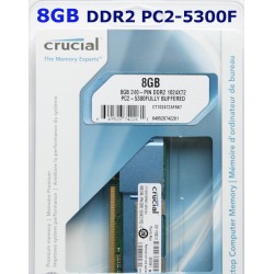 CRUCIAL 8GB DDR2 PC2-5300F 667MHz ECC FULLY Buffered Server Memory
