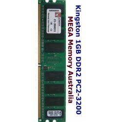 KINGSTON 1GB DDR2 PC2-3200 400MHz Desktop Memory Ram KTD-DM8400/1G