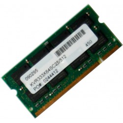 Kingston 512MB PC2700 333mhz DDR Sodimm LAPTOP Memory KVR333X64SC25/512