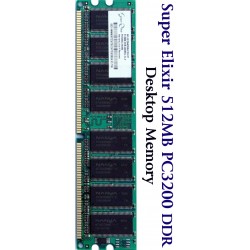 Super ELIXIR 512MB PC3200 DDR 400 Desktop Memory