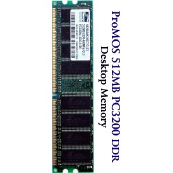 ProMOS 512MB PC3200 DDR 400 Desktop Memory