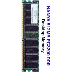 Nanya 512MB PC3200 DDR 400 Desktop Memory