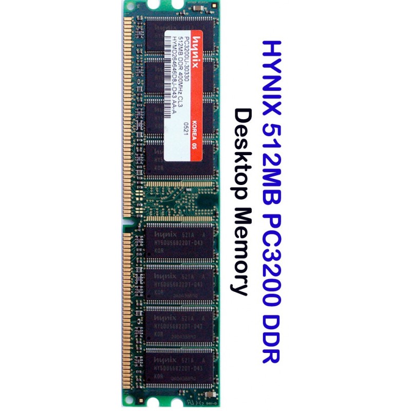 Hynix 512MB PC3200 DDR 400 Desktop Memory