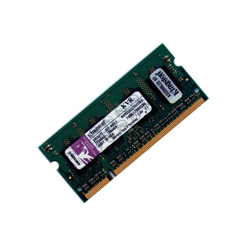 Kingston 256MB DDR2 PC2-4200 533MHz Notebook Memory KVR533D2S0/256R