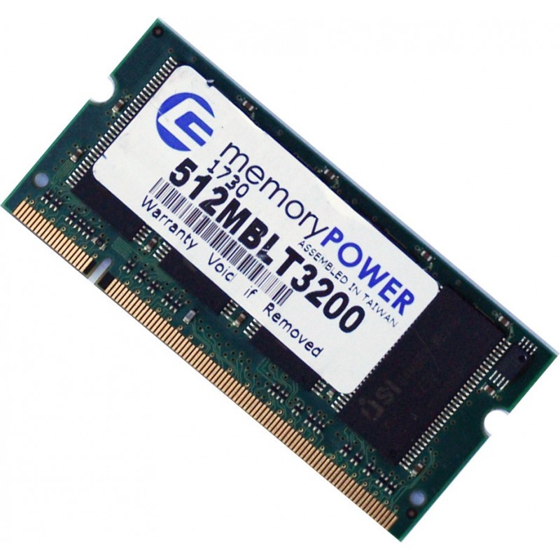 MemoryPOWER 512MB PC3200 DDR 400mhz Notebook Memory 