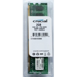 New CRUCIAL 2GB DDR2 PC2-6400 800MHz Desktop Memory Ram CT25664AA800