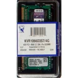 New KINGSTON 4GB DDR3 PC3-8500 1066 LAPTOP Memory Ram KVR1066D3S7/4G