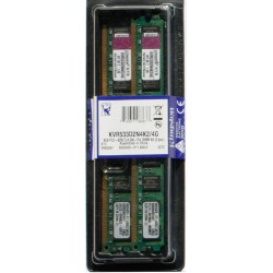 Kingston 4GB (2GB x2) DDR2 PC2-4200 533MHz Desktop Memory Ram KVR533D2N4K2/4G