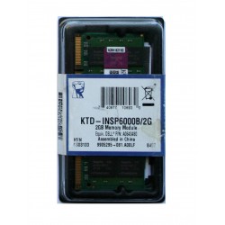 Kingston 2GB PC2-5300 DDR2 667MHz Laptop memory Ram MacBook, iMac, Mac Mini KTD-INSP6000B/2G