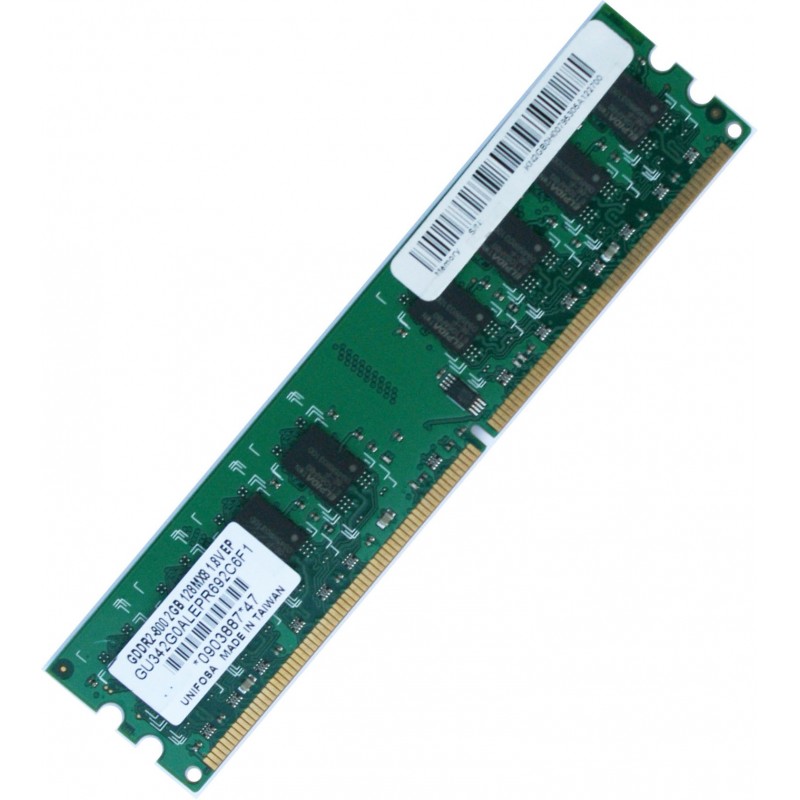 UNIFOSA 2GB DDR2 PC2-6400 800MHz Desktop Memory Ram GU342G0ALEPR692C6F1