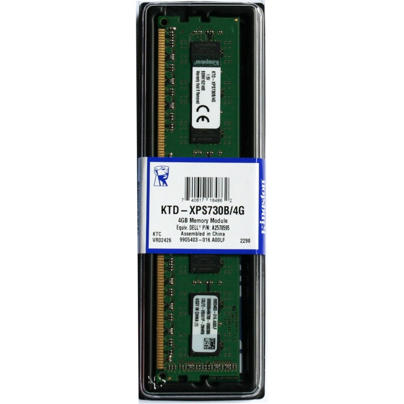 Brand New KINGSTON 4GB DDR3 PC3-10600 1333MHz Desktop Memory KTD-XPS730B/4G