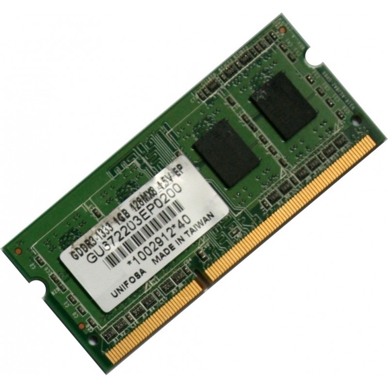 UNIFOSA 1GB DDR3 PC3-10600 1333mhz LAPTOP Memory Ram for Laptops, MacBooks and iMacs