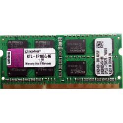KINGSTON 4GB DDR3 PC3-8500 1066 LAPTOP Memory Ram KTL-TP1066/4G
