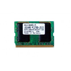 SWISSBIT MicroDIMM 1GB PC2700 DDR 333mhz Notebook / Router Memory Ram