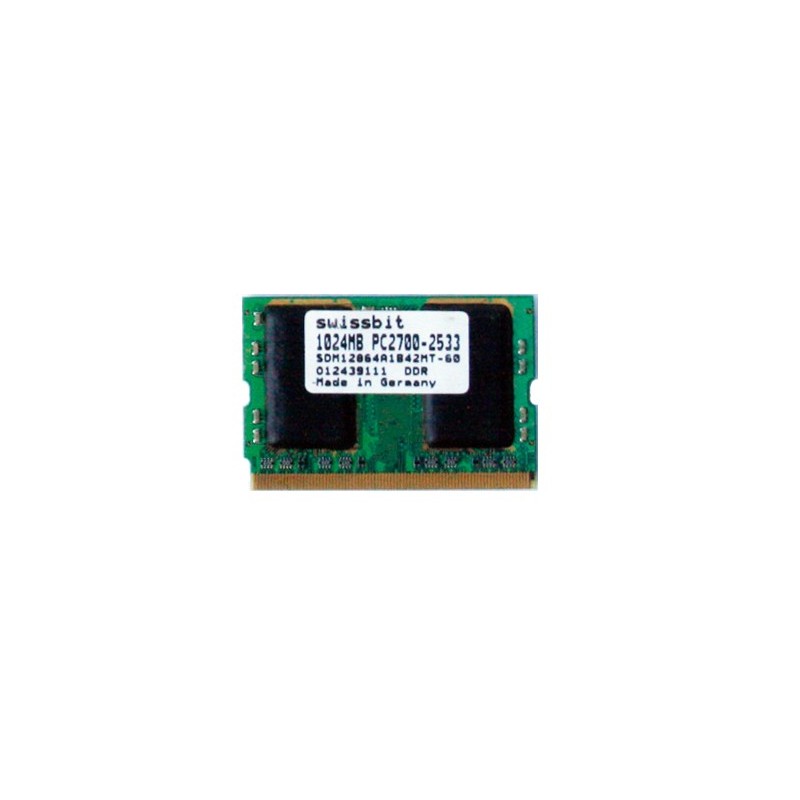 SWISSBIT MicroDIMM 1GB PC2700 DDR 333mhz Notebook / Router Memory Ram