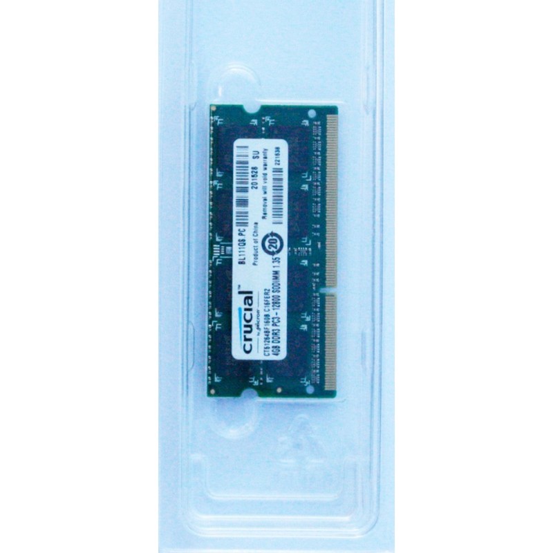CT51264BF160B New Crucial 4GB DDR3 PC3-12800 1600MHz Laptop MacBook ...
