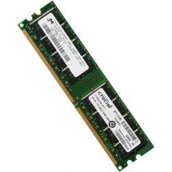 Crucial 1GB PC3200 DDR 400MHz Desktop Memory CT12864Z40B