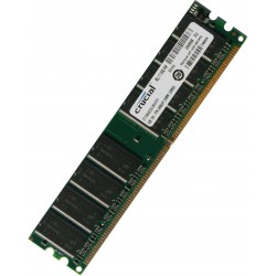 Crucial 1GB PC2700 333MHz DDR Desktop Memory CT12864Z335 MT16VDDT12864AY