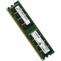 Crucial 1GB PC2700 333MHz DDR Desktop Memory CT12864Z335 MT16VDDT12864AY