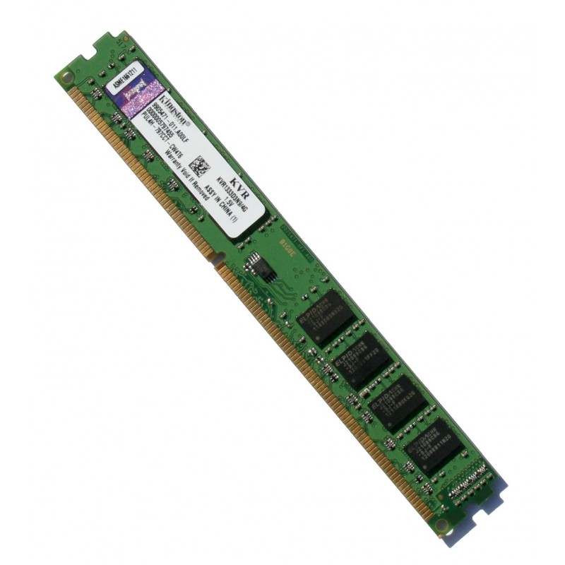 KINGSTON 4GB DDR3 PC3-10600 1333MHz Desktop Memory KTH9600B/4G