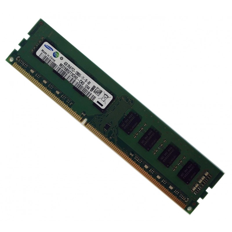 Samsung 4GB PC3-12800 240-Pin DDR3 1600MHz Desktop Memory Non-ECC CL11 M378B5273CH0