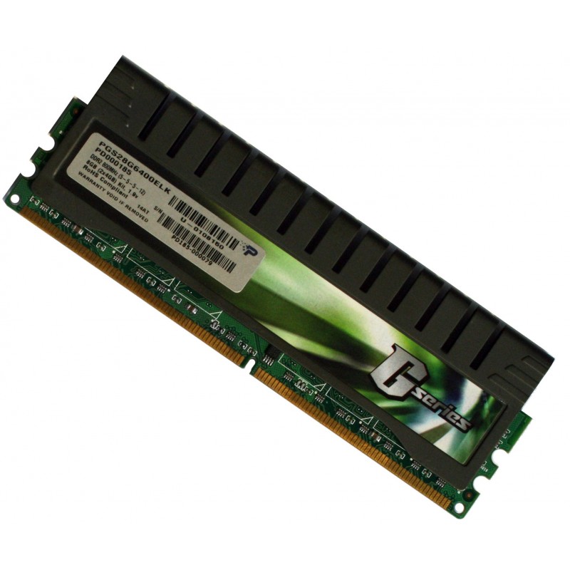 PATRIOT PGS28G6400ELK G-SERIES 4GB DDR2 PC2-6400 800MHz Desktop Memory Ram