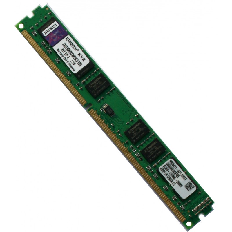 Kingston 4GB PC3-8500 1066MHz DDR3 Non-ECC Desktop Memory  KVR1066D3N7K3/12G