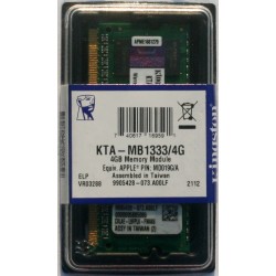 Kingston 4GB DDR3 PC3-10600 1333MHz Laptop MacBook iMac Memory KTA-MB1333/4G