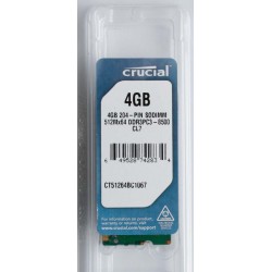 New CRUCIAL 4GB DDR3 PC3-8500 1066 LAPTOP Memory Ram   