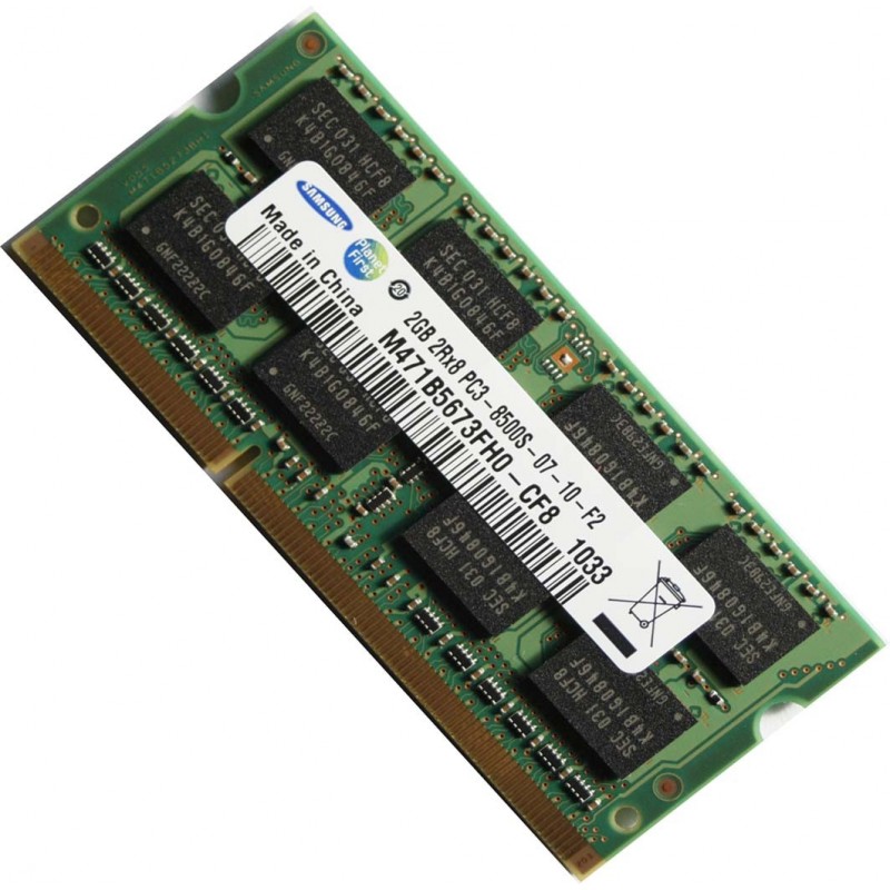 Samsung 2GB DDR3 PC3-8500 1066mhz LAPTOP Memory Ram
