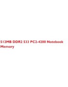 512MB and 256MB DDR2 PC2-4200 Notebook Memory